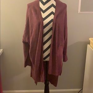 Plum snapped up Cardigan